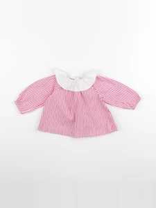 Jacadi - blouse blanc, rose - 6 mois