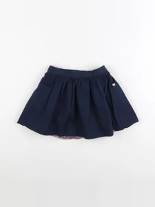 Vertbaudet - jupe réversible bleu, orange - 6 ans