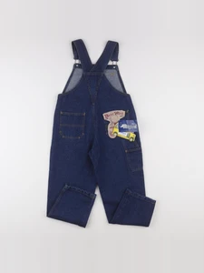 Vintage - salopette bleu - 7 ans