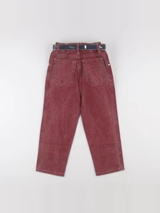 Vintage - jean rouge - 6 ans