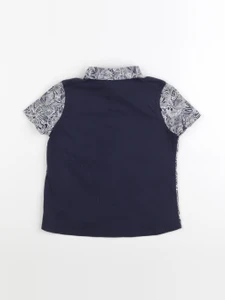 IKKS - chemise bleu, blanc - 3 ans