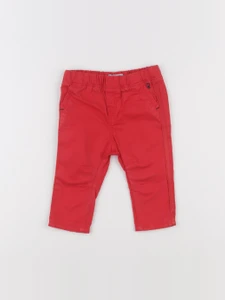 Obaïbi - pantalon rouge - 6 mois