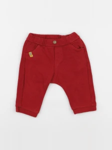 DPAM - pantalon rouge - 6 mois
