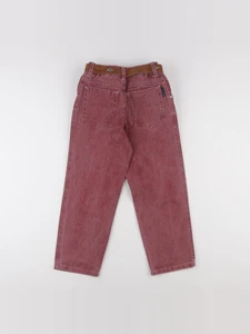 Vintage - jean rouge - 7 ans