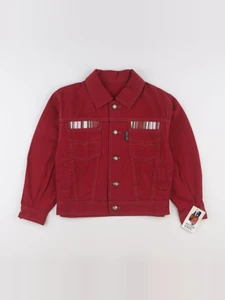 Vintage - veste rouge - 10 ans