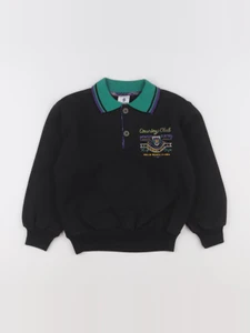 Vintage - polo noir - 6 ans