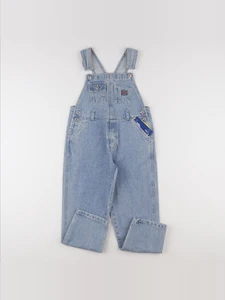 Vintage - salopette bleu - 7 ans