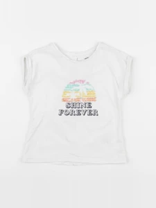 Vertbaudet - tee-shirt blanc - 4 ans