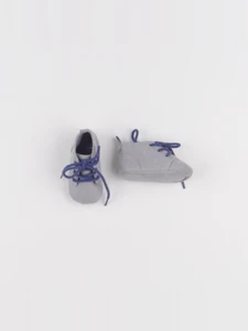Obaïbi - chaussons gris - 1/6 mois