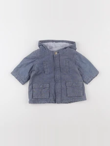 Bonpoint - parka bleu - 6 mois