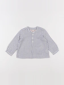 Bonpoint - chemise bleu - 12 mois