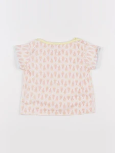 Blune - tee-shirt rose - 12 mois