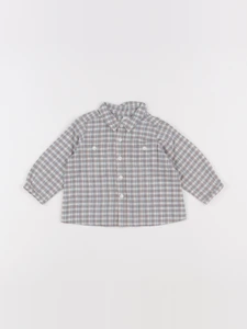Bonpoint - chemise bleu - 6 mois
