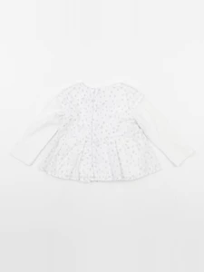 Catimini - blouse blanc - 9 mois