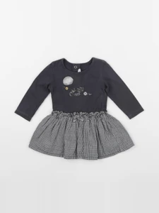Absorba - robe gris - 6 mois