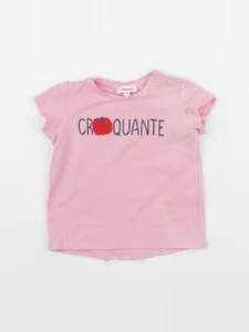 Catimini - tee-shirt rose - 12 mois