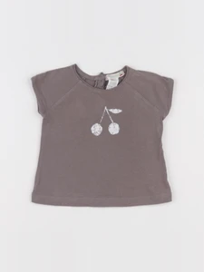 Bonpoint - tee-shirt marron - 3 mois
