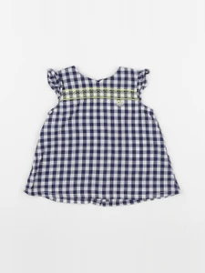 Sergent Major - blouse blanc, bleu - 6 mois
