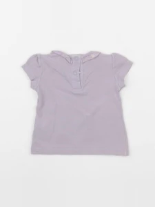 Benetton - tee-shirt violet - 1/3 mois