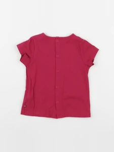 Obaïbi - tee-shirt rose - 6 mois