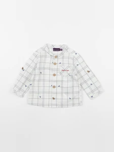 Sergent Major - chemise blanc, bleu - 9 mois