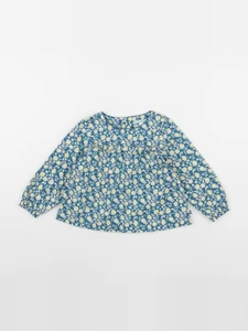 Obaïbi - blouse bleu - 24 mois
