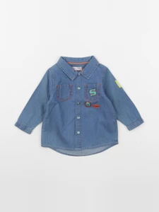 DPAM - chemise bleu - 6 mois
