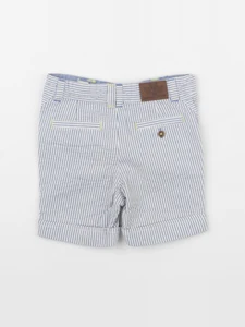 Sergent Major - short blanc, bleu - 6 mois