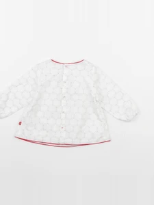 Obaïbi - blouse blanc - 6 mois