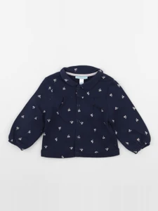 Obaïbi - sweat bleu - 12 mois