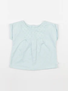 Obaïbi - tee-shirt bleu - 6 mois