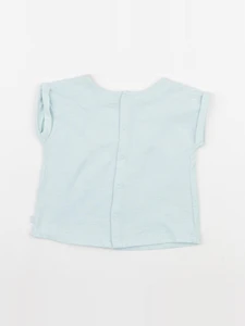 Obaïbi - tee-shirt bleu - 6 mois