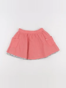 Vertbaudet - jupe réversible rose - 6 ans