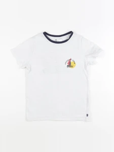 Okaidi - tee-shirt imprimé au dos blanc - 8 ans