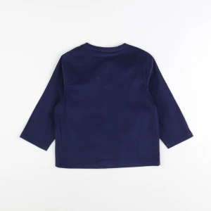 Petit Bateau - chemise bleu - 36 mois