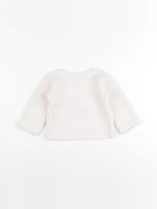 Petit Bateau - gilet rose - 12 mois