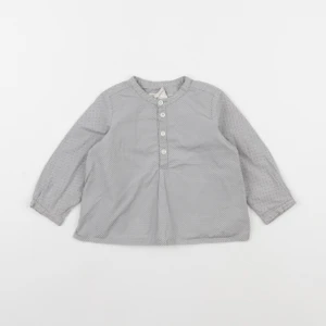 Bonpoint - chemise gris - 12 mois