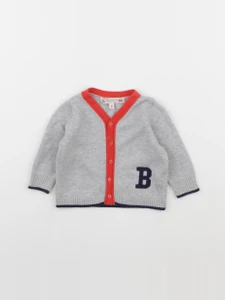 Bonpoint - gilet gris - 6 mois