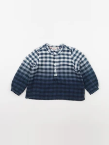 Bonpoint - blouse bleu - 12 mois