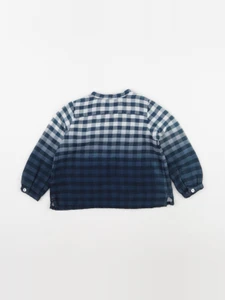 Bonpoint - blouse bleu - 12 mois