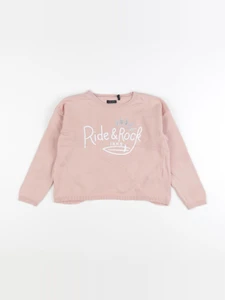 IKKS - pull rose - 4 ans