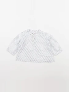 Bonpoint - blouse bleu, blanc - 3 mois