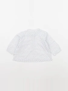 Bonpoint - blouse bleu, blanc - 3 mois