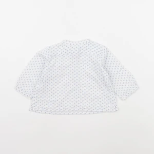 Bonpoint - blouse bleu, blanc - 3 mois