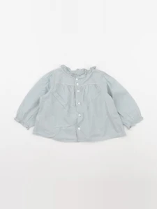 Bonpoint - blouse bleu - 6 mois