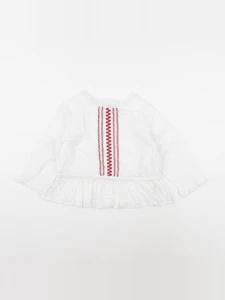 Bonpoint - robe blanc, rouge - 3 mois