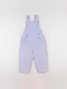 Vintage - salopette doublé bleu - 18 mois