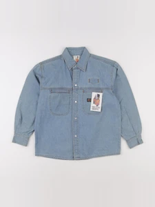 Vintage - chemise bleu - 8 ans