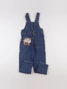 Vintage - salopette bleu - 7 ans