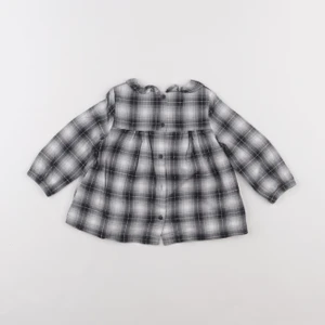 DPAM - blouse blanc, gris - 12 mois
